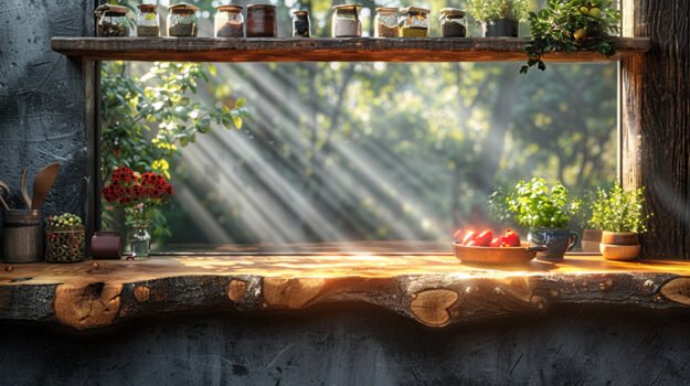 Transform Your Space with a Striking Wood Shelf