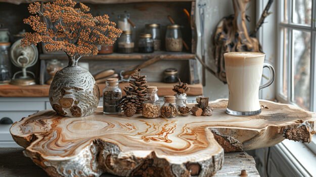 Exquisite Wood Shelf: Elevate Your Space with Nature's Craftsmanship