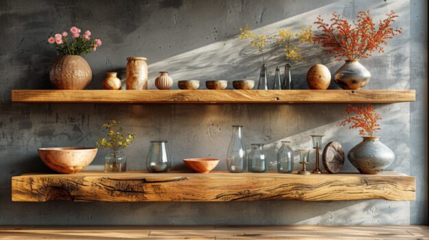 Exquisite Wood Shelf for Timeless Elegance