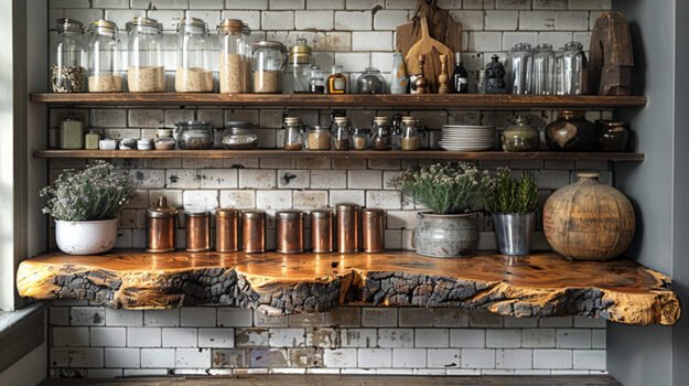 Exquisite Wood Shelf: Elevate Your Space with Timeless Elegance