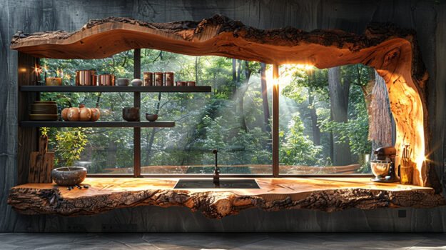 Exquisite Wood Shelf: Elevate Your Space