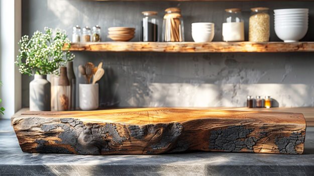 Exquisite Wood Shelf: A Masterpiece for Your Home