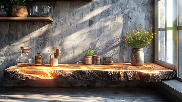 Elegant Wood Shelf: A Timeless Addition to Your Space