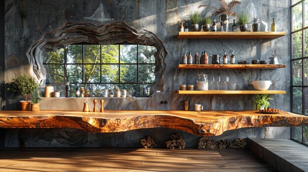 Exquisite Wood Shelf for Elevated Living
