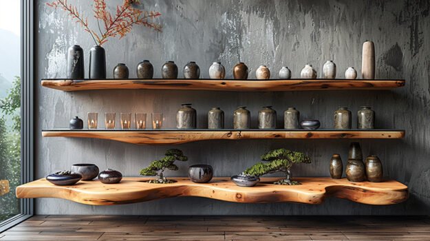 Exquisite Wood Shelf: Elevate Your Space with Elegance