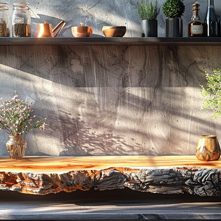 Elegant Wood Shelf for Your Stylish Home