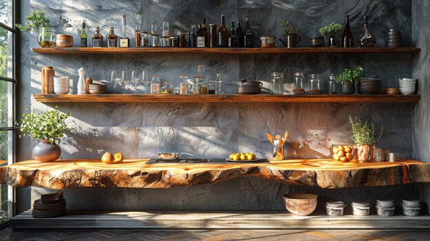 Exquisite Wood Shelf: Elevate Your Space Effortlessly