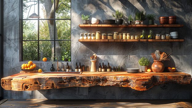 Stunning Wood Shelf for a Chic Home
