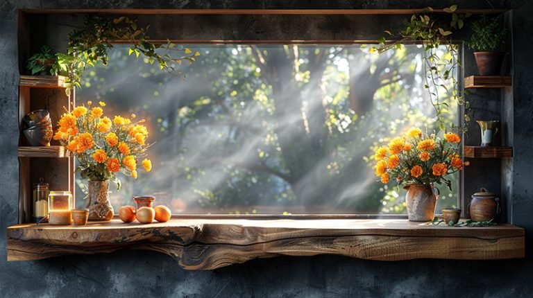 Stunning Wood Shelf: A Touch of Nature in Your Space