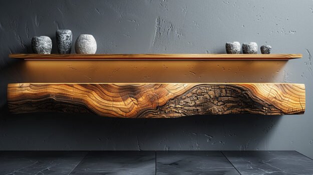 Elegant Wood Shelf: Elevate Your Space with Timeless Design