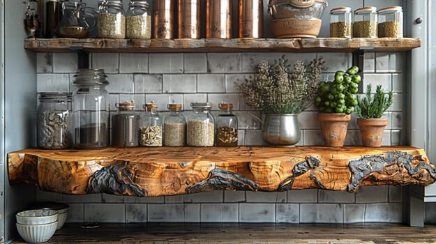 Captivating Wood Shelf to Elevate Your Space