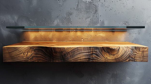 Elegant Wood Shelf: Transform Your Space