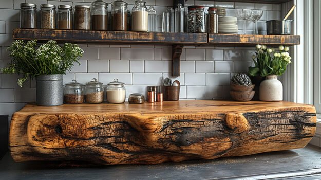 Elegant Wood Shelf: A Statement in Your Home
