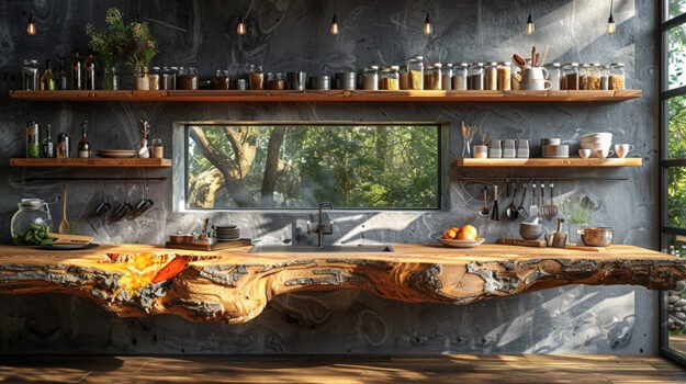 Stunning Wood Shelf: Elevate Your Space Today!