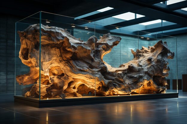 Captivating Wood Sculpture: Nature's Masterpiece