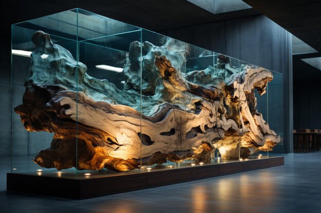 Captivating Wood Sculpture: A Masterpiece for Your Home