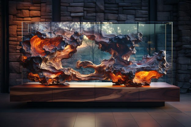 Stunning Wood Sculpture: A Masterpiece of Nature's Artistry