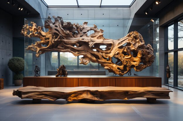 Exquisite Wood Sculpture: Transform Your Space with Nature's Art