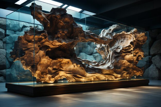 Captivating Wood Sculpture: A Timeless Masterpiece