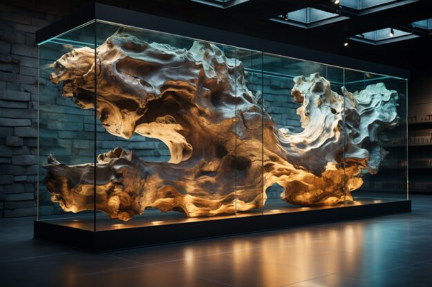 Exquisite Wood Sculpture: Nature's Artistry Unveiled