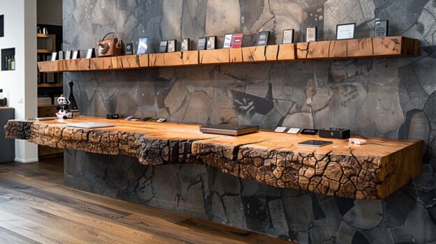 Stunning Wooden Bathroom Sink - A Touch of Elegance for Your Home