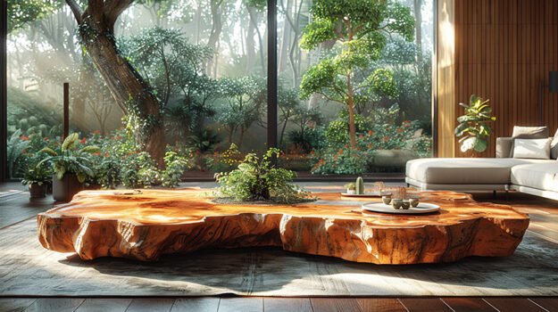 Embrace Nature's Elegance with a Wood Coffee Table