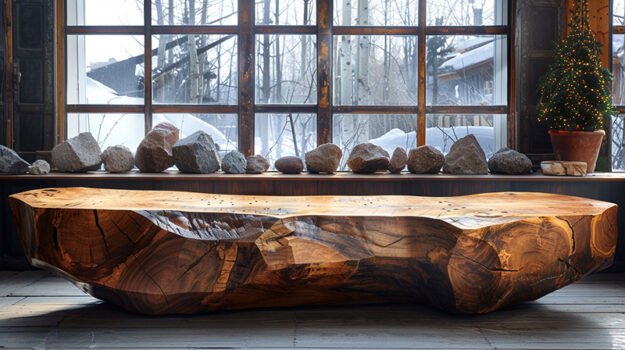 Exquisite Wood Coffee Table - Elevate Your Living Space