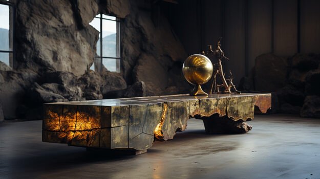 Exquisite Wood Coffee Table: