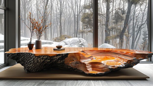 Stunning Wood Coffee Table: Elevate Your Space with Nature's Artistry