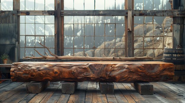 Captivating Wood Coffee Table: