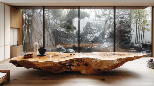 Exquisite Wood Coffee Table: A Statement of Style and Elegance