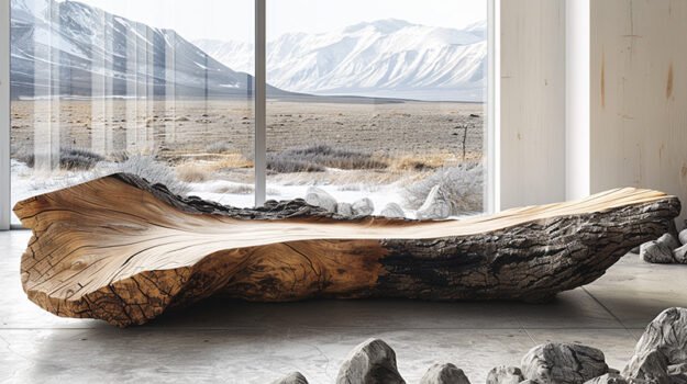 Elegant Wood Coffee Table