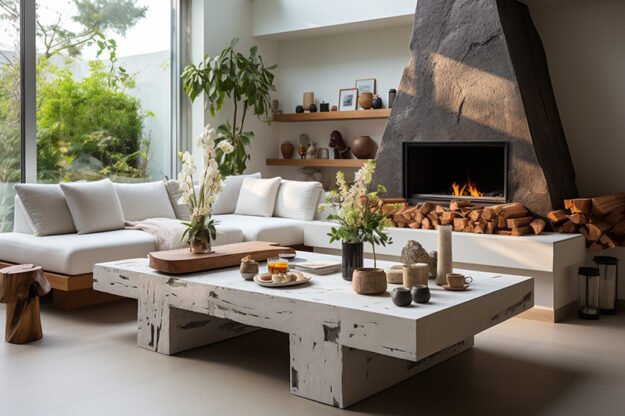Exquisite Wood Coffee Table: Elevate Your Living Space