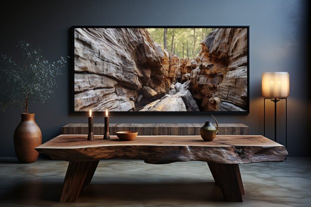 Exquisite Wood Coffee Table: Elevate Your Living Space