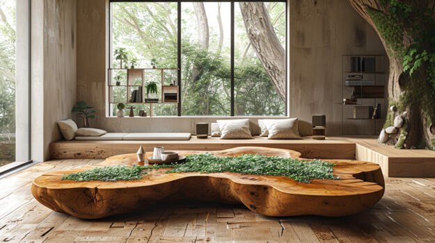 Stunning Wood Coffee Table: Elevate Your Living Space!