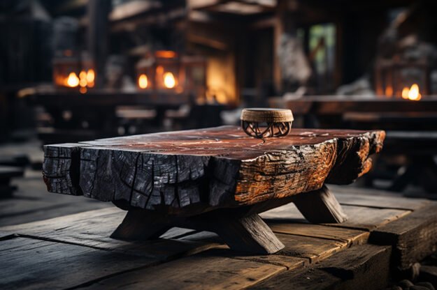 Elegant Wood Coffee Table: The Heart of Your Living Space