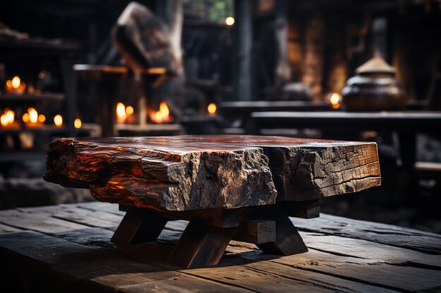 Exquisite Wood Coffee Table: A Statement of Style and Functionality