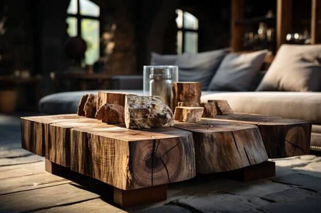 Stunning Wood Coffee Table: Nature Meets Elegance