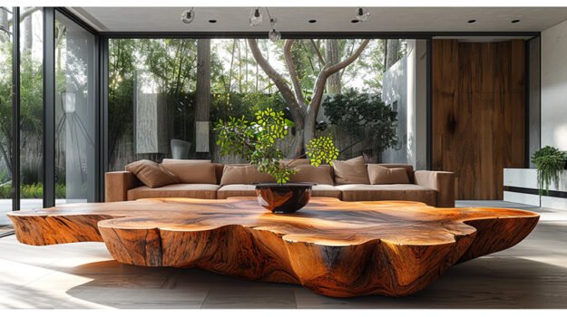 Exquisite Wood Coffee Table for Timeless Elegance
