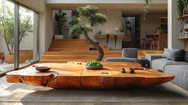 Exquisite Wood Coffee Table: The Perfect Centerpiece for Your Living Space