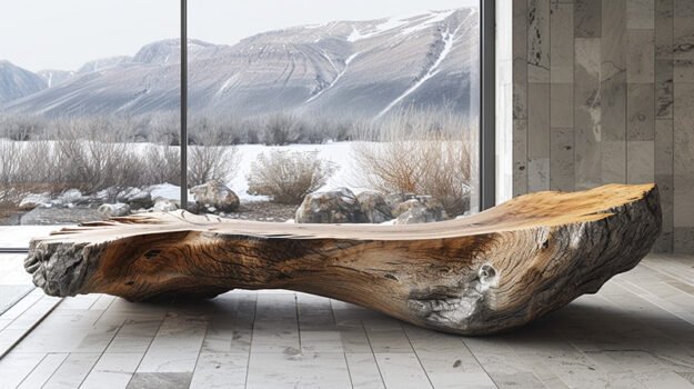 Exquisite Wood Coffee Table: A Touch of Elegance