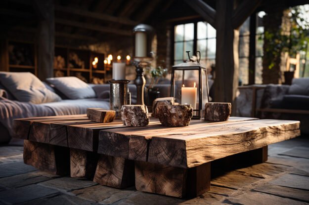 Unmatched Elegance: Wood Coffee Table