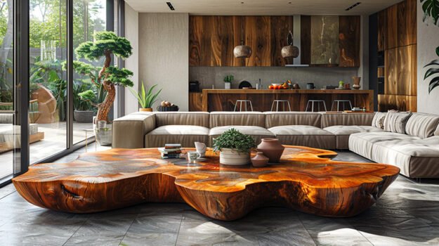 Exquisite Wood Coffee Table: A Statement Piece for Every Home