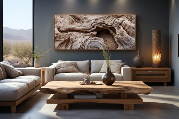 Exquisite Wood Coffee Table: Elevate Your Living Space with Elegance