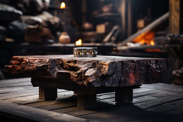 Exquisite Wood Coffee Table: A Bold Statement for Your Living Space
