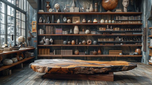 Exquisite Wood Coffee Table: Elevate Your Living Space