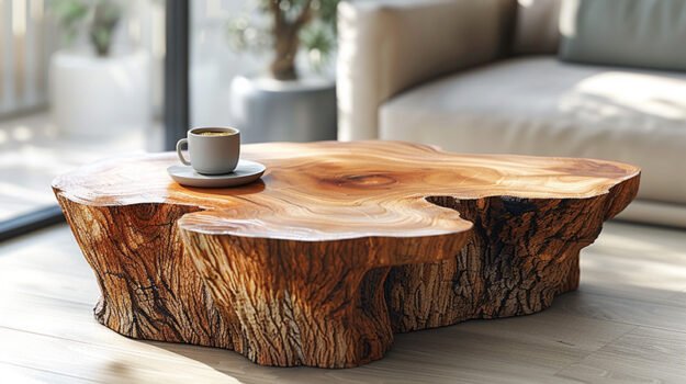 Exquisite Wood Coffee Table: Elevate Your Living Space