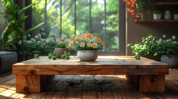 Exquisite Wood Coffee Table: Elevate Your Living Space