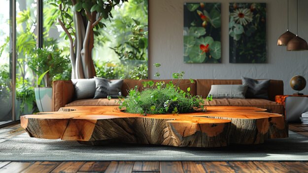 Wood Coffee Table That Transforms Your Living Space