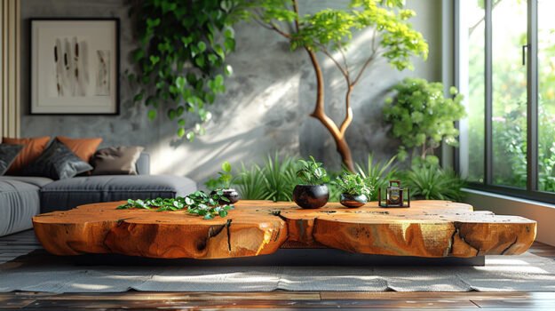 Captivating Wood Coffee Table: A Touch of Nature in Your Home